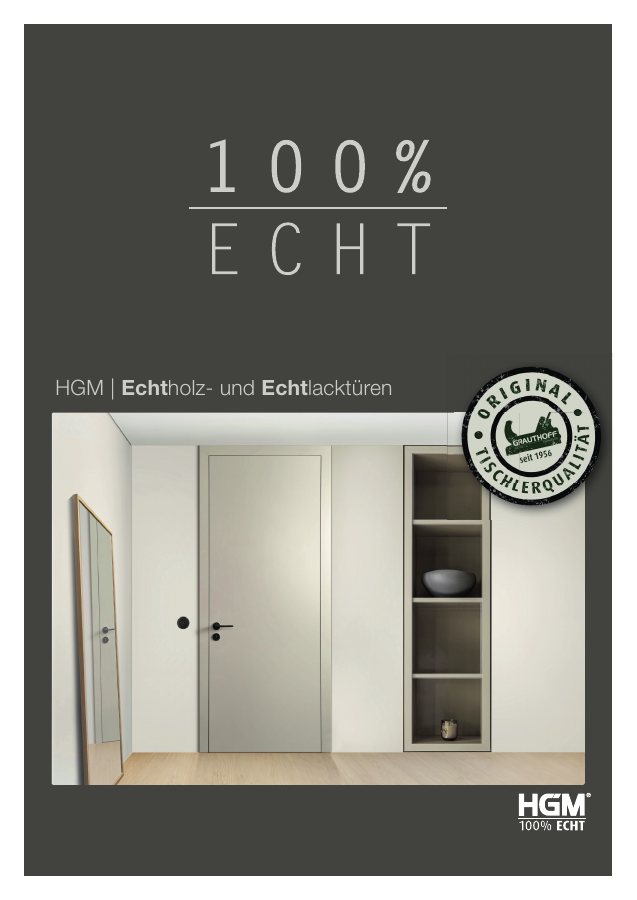 Coperta catalog HGM 100% Echt 2025