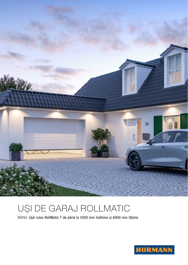 Coperta catalog Hörmann Uși de garaj