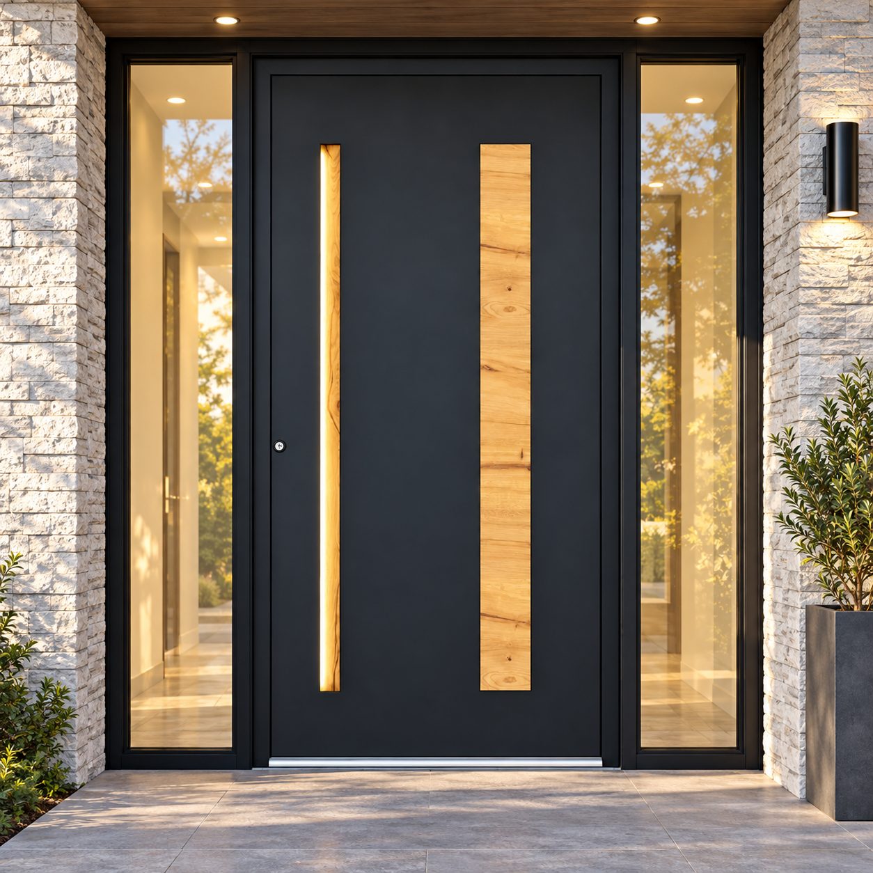 Usa KOBBE din aluminiu, colectia Alu Design, imagine din catalog — Exclusive Doors