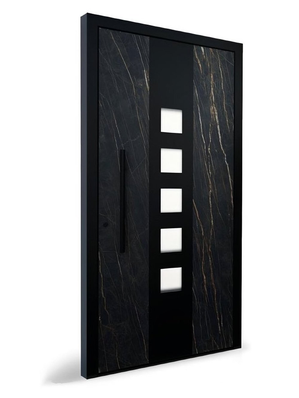 Usa exterior aluminiu KOBBE KB 2180 cuart sinterizat Noir Desir — UE09AQ05