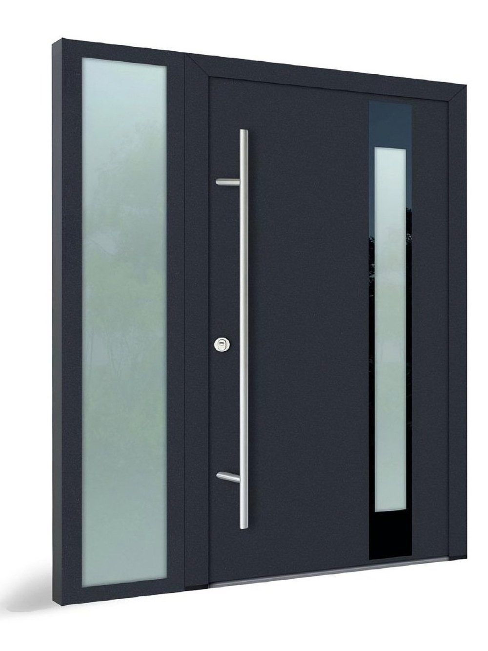 Usa exterior otel-aluminiu Turenwerke Glassline GLAS04 Antracit — UE09ASGDA01
