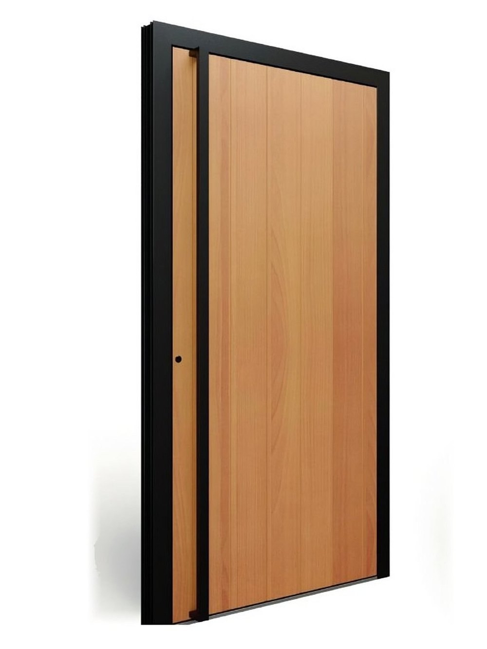 Usa exterior aluminiu KOBBE KB 3010 aspect lemn fag — UE09AW02