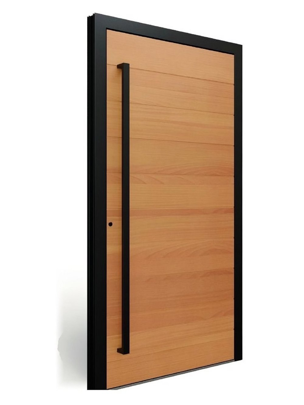 Usa exterior aluminiu KOBBE KB 3020 aspect lemn fag — UE09AW03