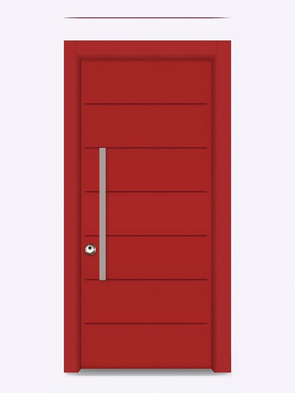 Usa de intrare antiefractie din otel Superlock SL 3018 rosu — UE09CCHIC04