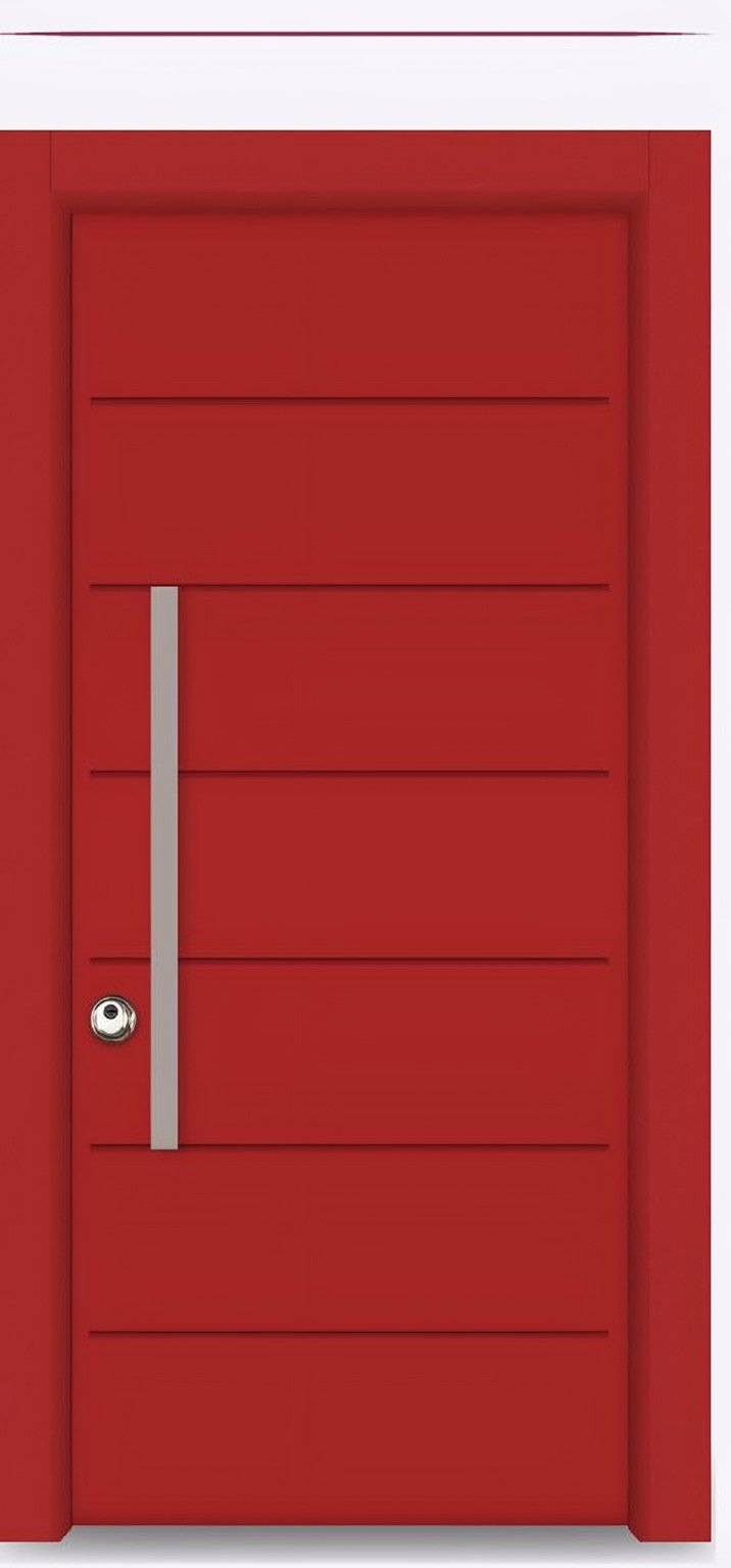 Usa de intrare antiefractie din otel Superlock SL 3018 rosu — UE09CCHIC04