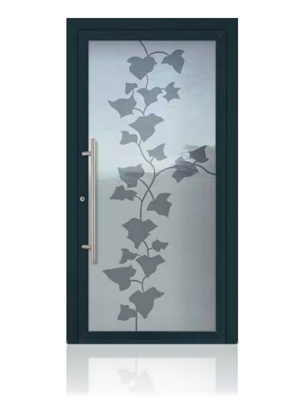 Usa de intrare vitrata din aluminiu Groke KAT 22789 antracit — UE09GHK02
