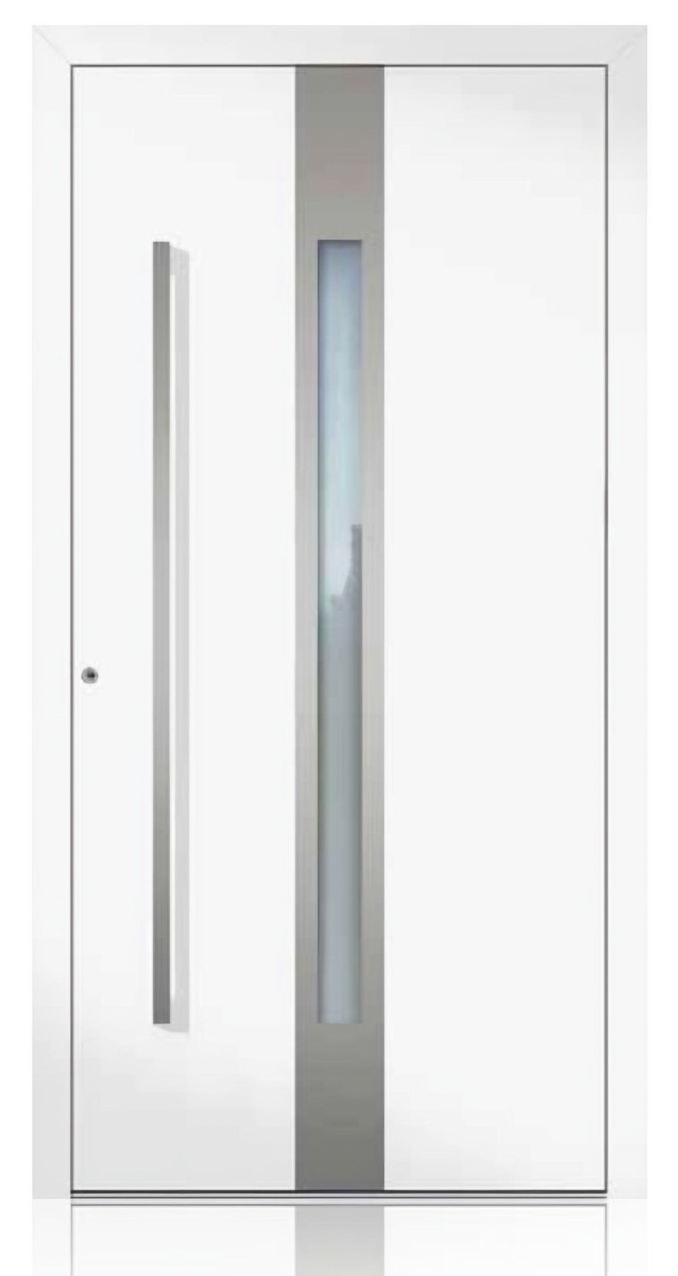 Usa de intrare din aluminiu Groke KAT 22240 alb — UE09HK01
