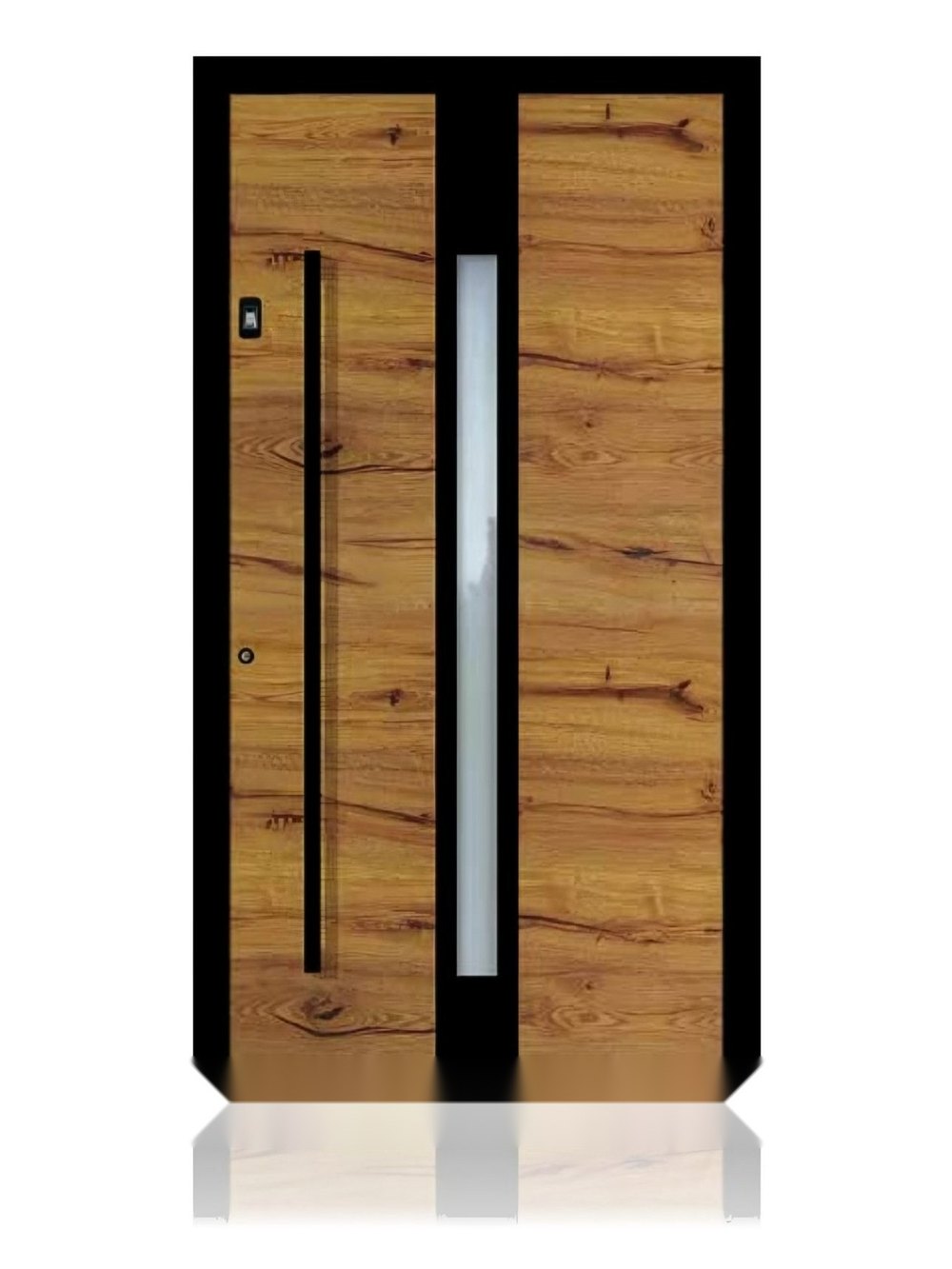 Usa de intrare din aluminiu Groke KAT 22241 negru — UE09HK02
