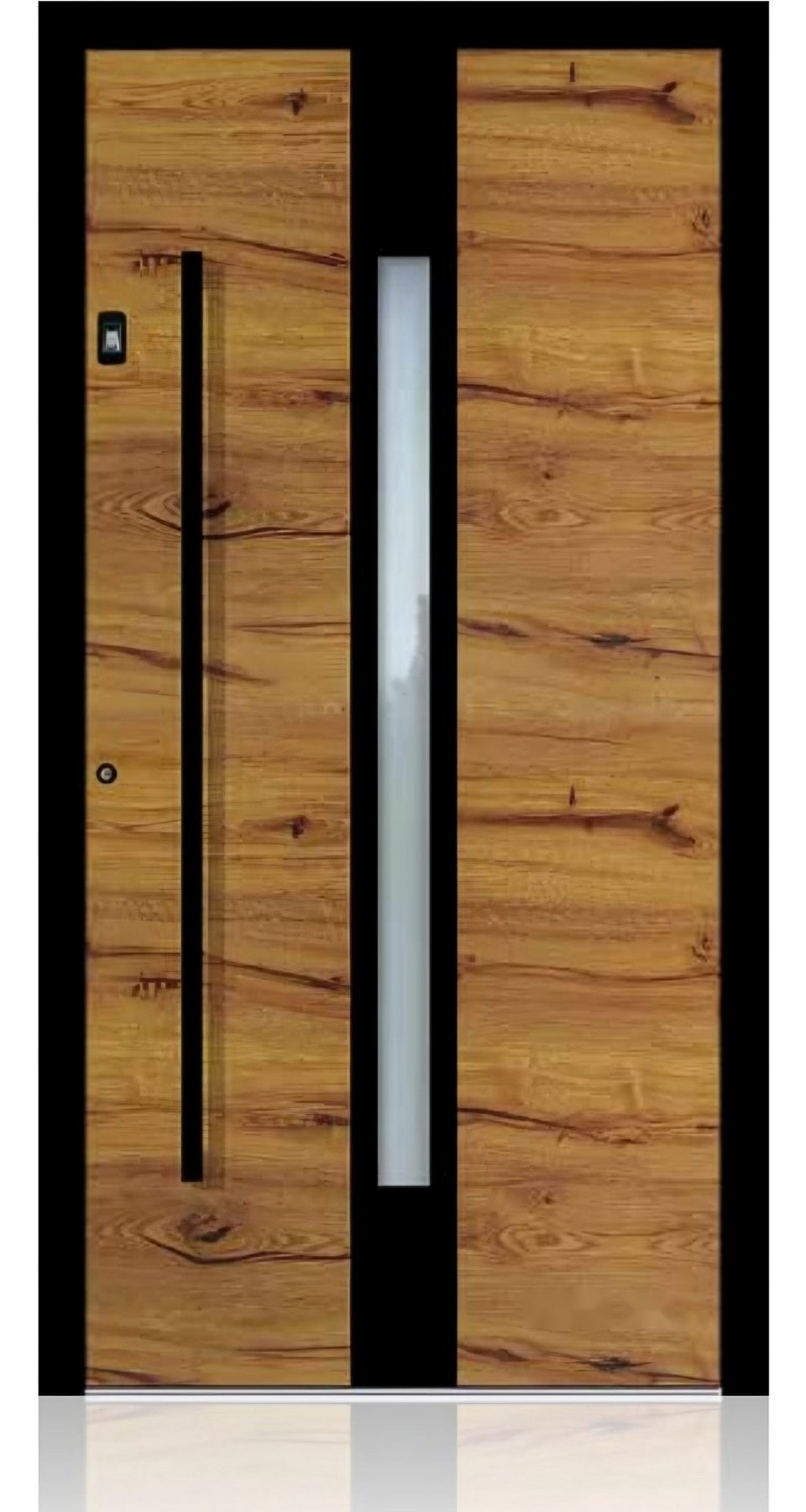 Usa de intrare din aluminiu Groke KAT 22241 negru — UE09HK02