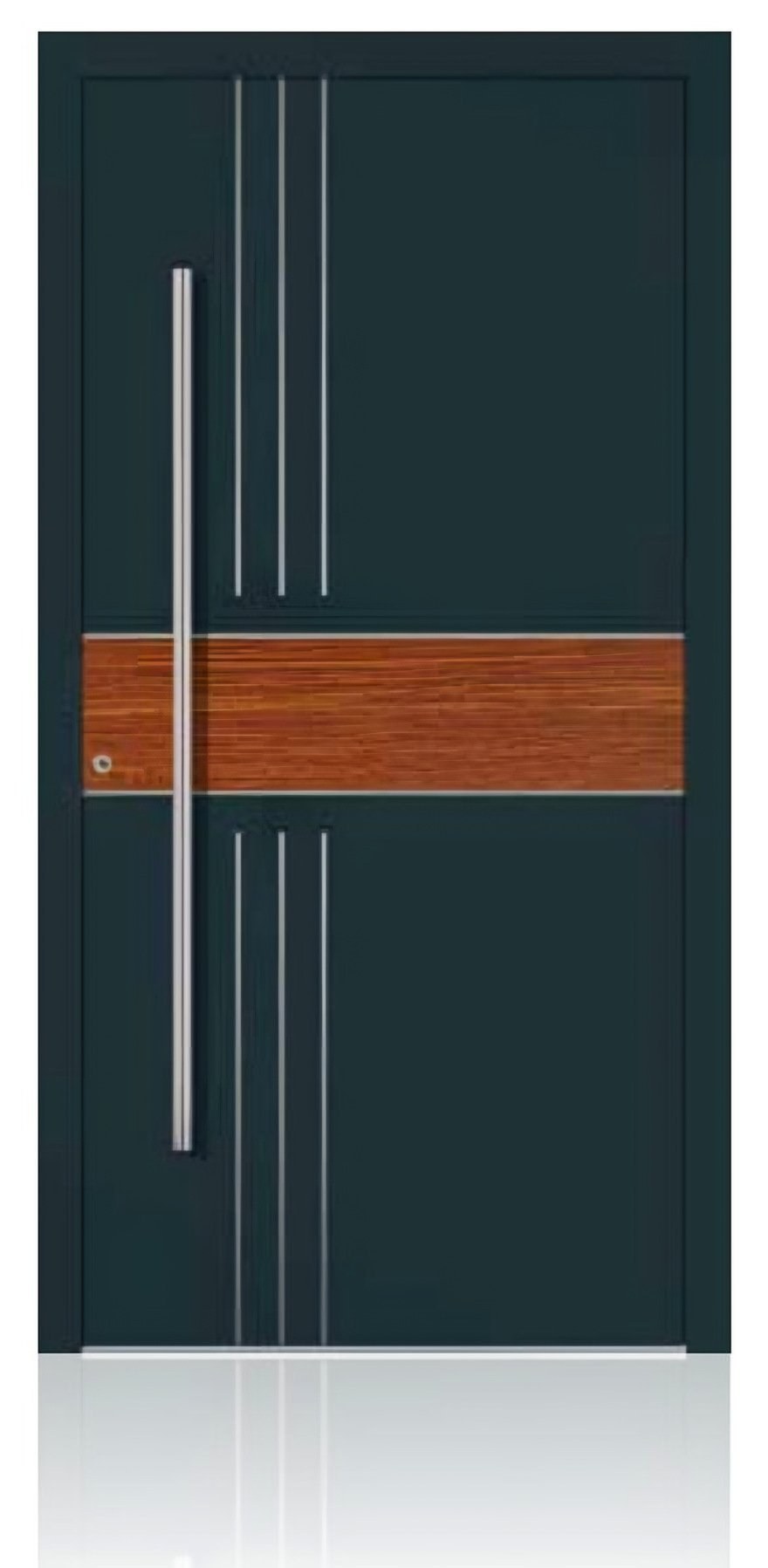 Usa de intrare din aluminiu Groke KAT 22679 antracit — UE09HK04