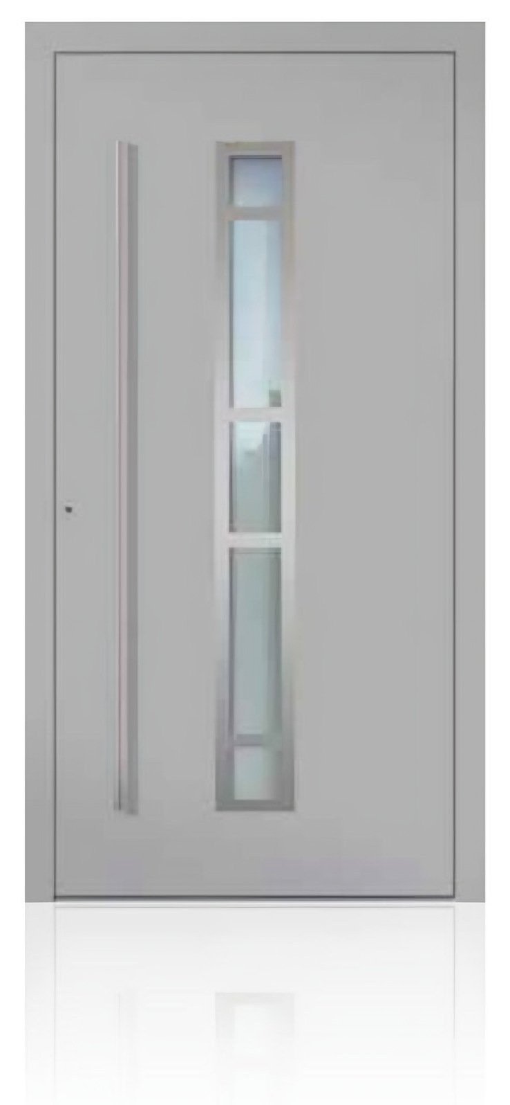 Usa de intrare din aluminiu Groke KAT 22220 aluminiu alb — UE09HK06