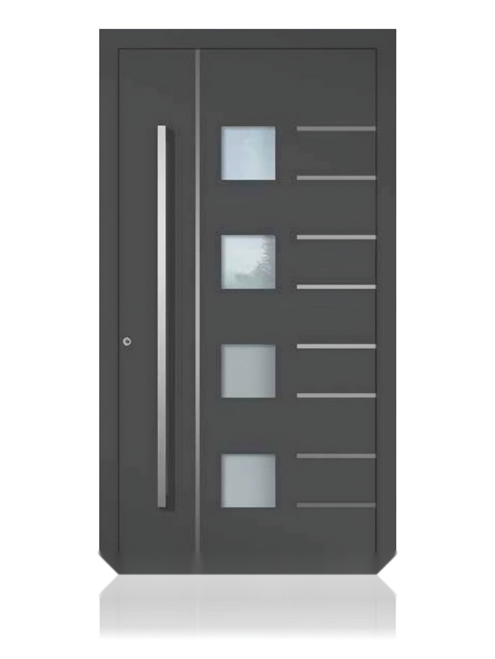Usa de intrare din aluminiu Groke KAT 22310 DB 703 — UE09HK07
