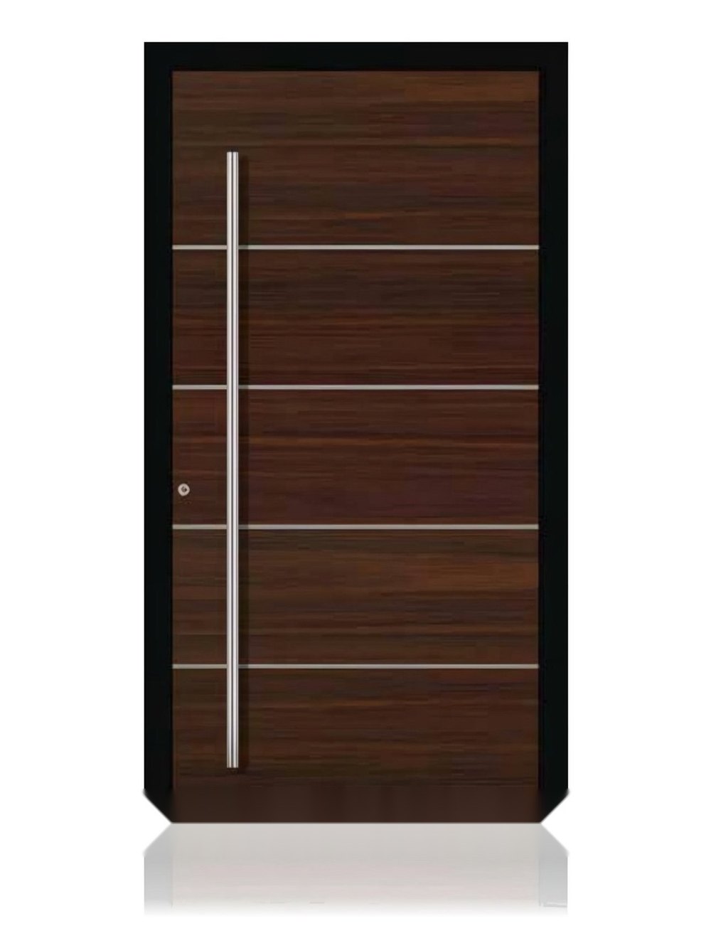 Usa de intrare din aluminiu Groke KAT 22677 maro gri — UE09HK12