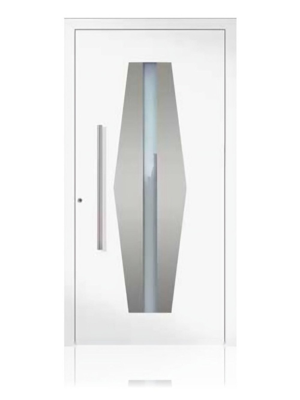 Usa de intrare din aluminiu Groke KAT 22161 alb — UE09HK15