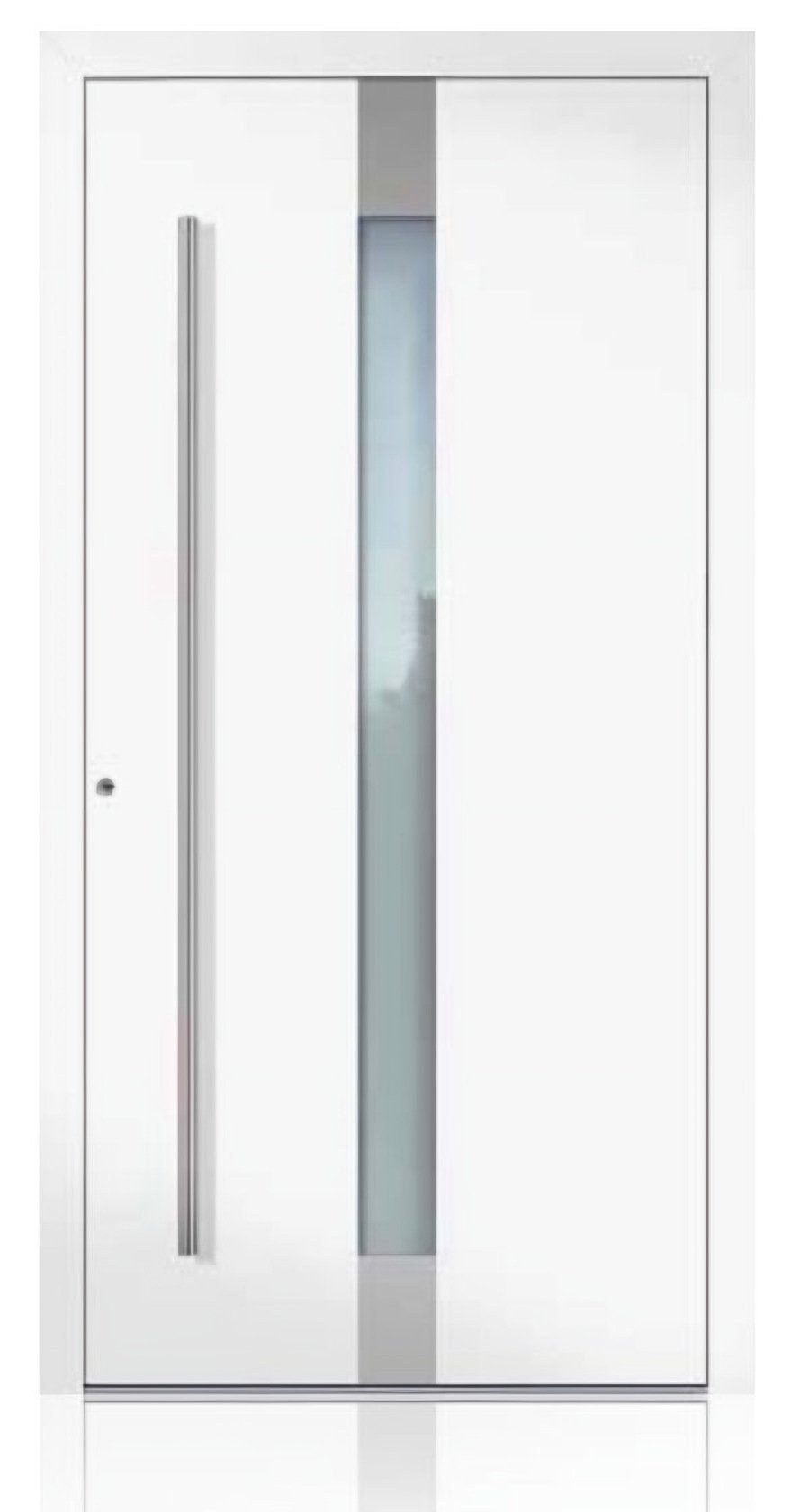Usa de intrare din aluminiu Groke KAT 22541 alb — UE09HK17