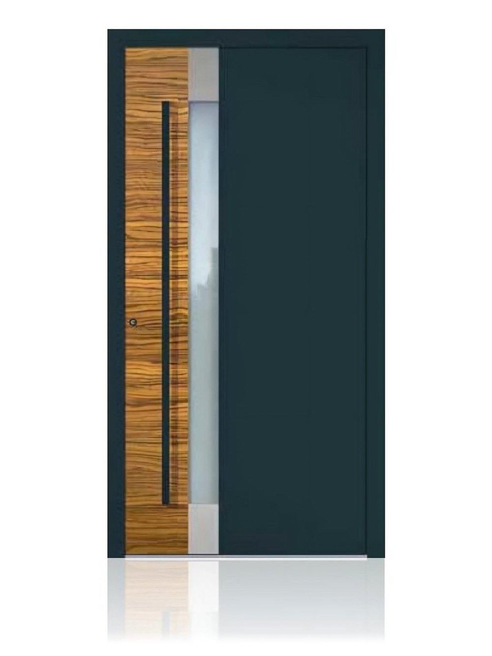 Usa de intrare din aluminiu Groke KAT 22542 antracit — UE09HK18