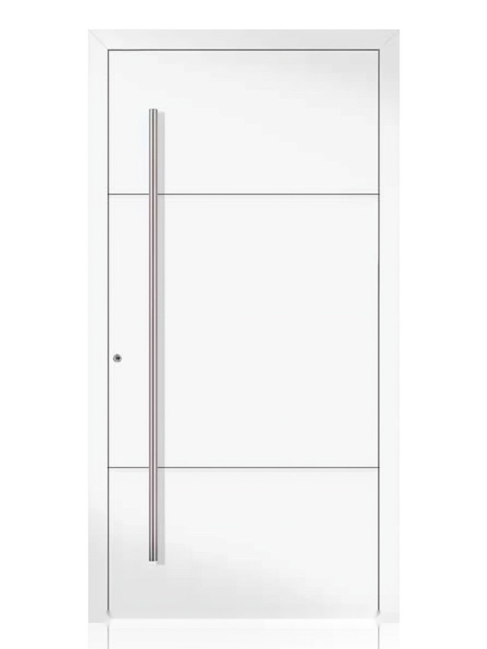Usa de intrare din aluminiu Groke KAT 22678 alb — UE09HK22