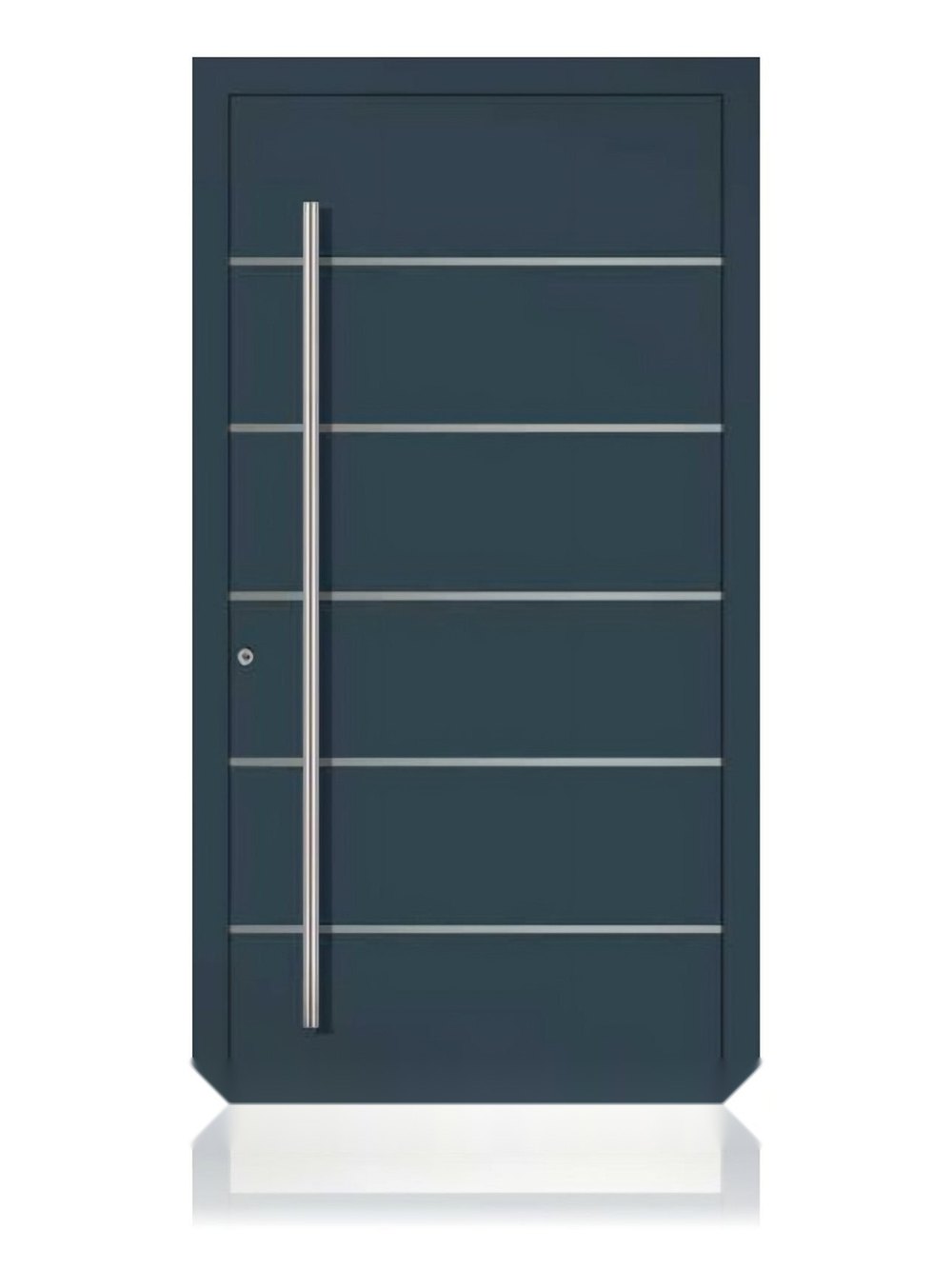 Usa de intrare din aluminiu Groke KAT 22690 gri ardezie — UE09HK23