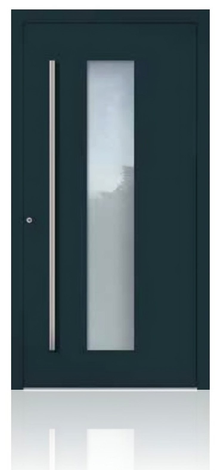 Usa de intrare din aluminiu Groke KAT 22550 antracit — UE09HK24