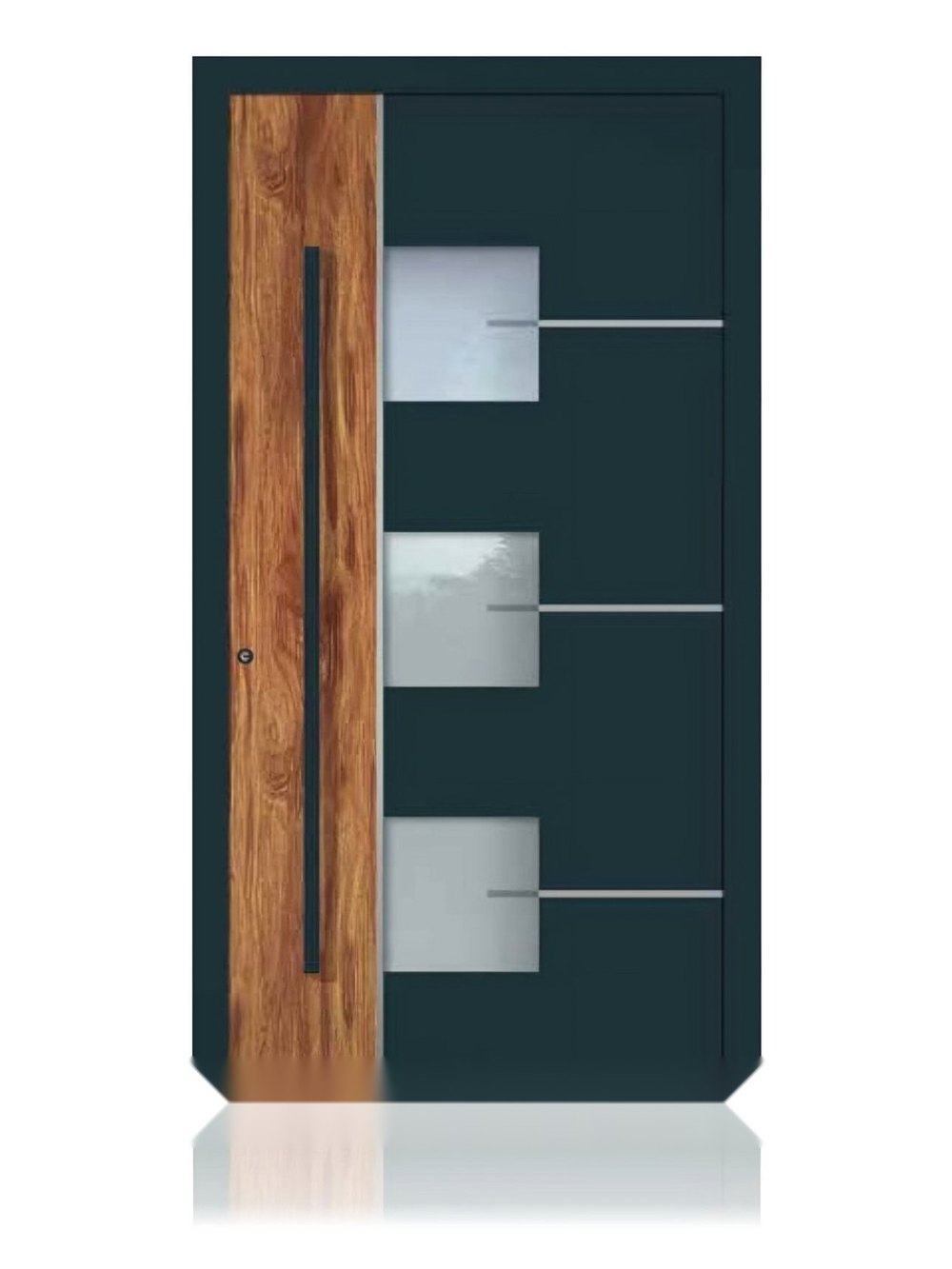 Usa de intrare din aluminiu Groke KAT 22952 antracit — UE09HK34