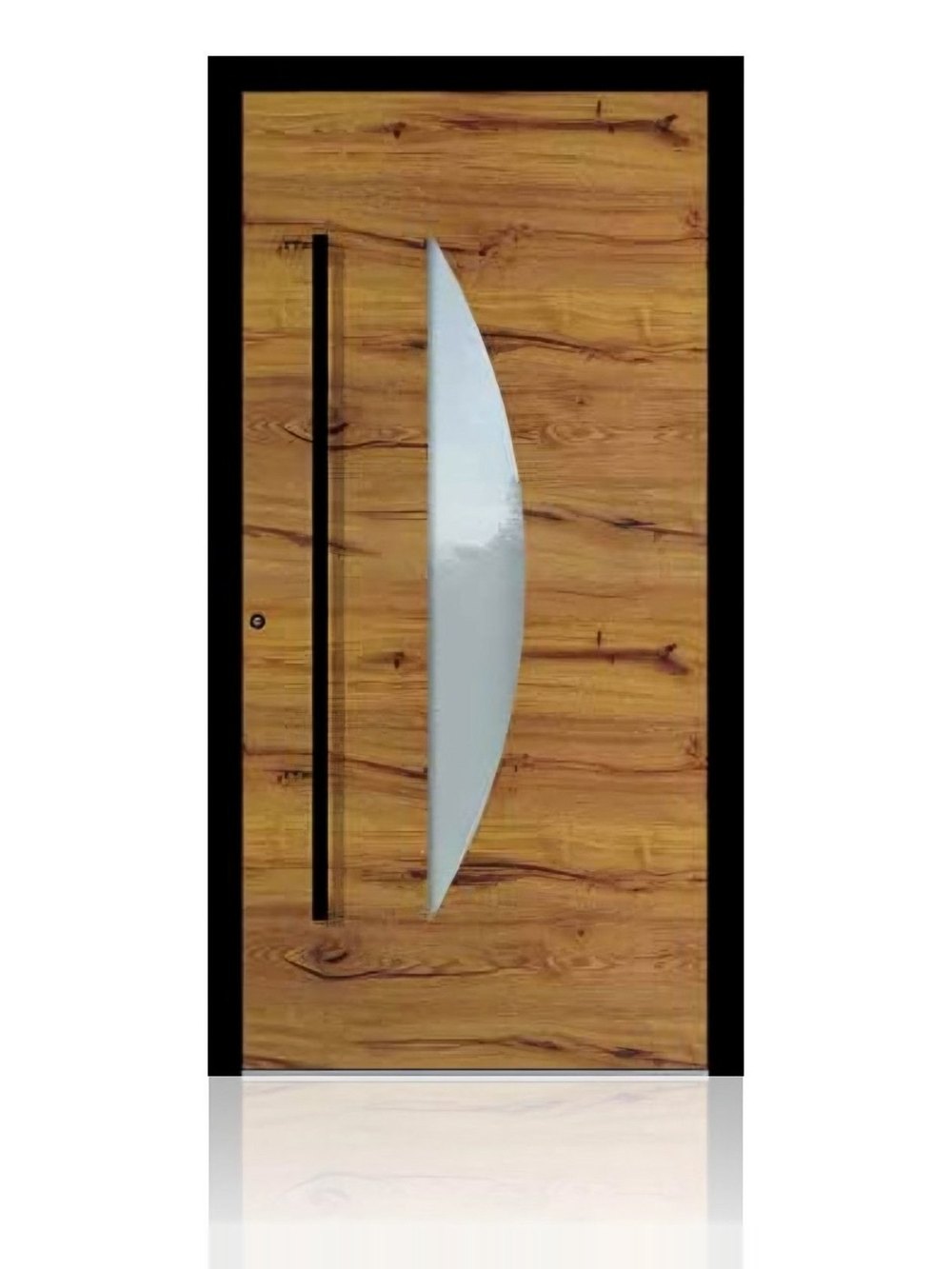 Usa de intrare din aluminiu Groke KAT 22006 negru — UE09HK41