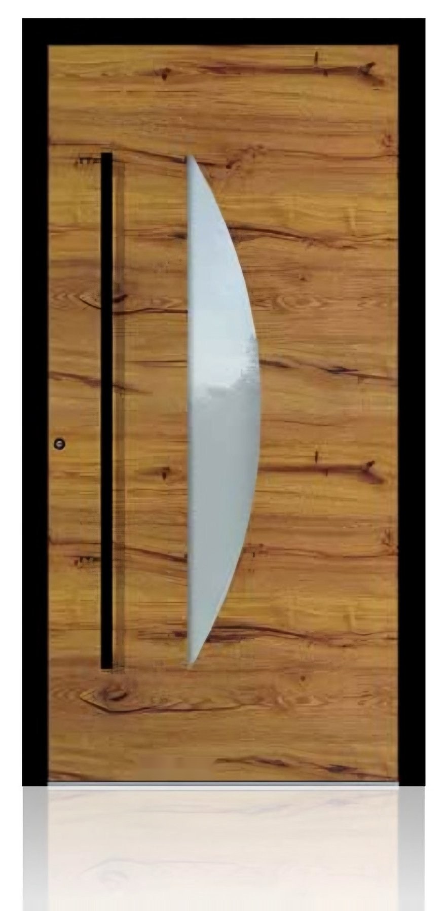 Usa de intrare din aluminiu Groke KAT 22006 negru — UE09HK41
