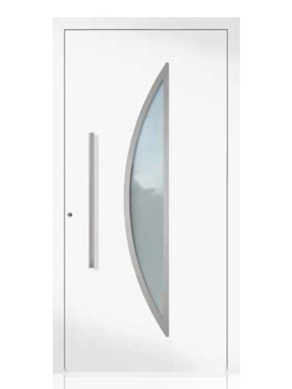 Usa de intrare din aluminiu Groke KAT 22009 alb — UE09HK43