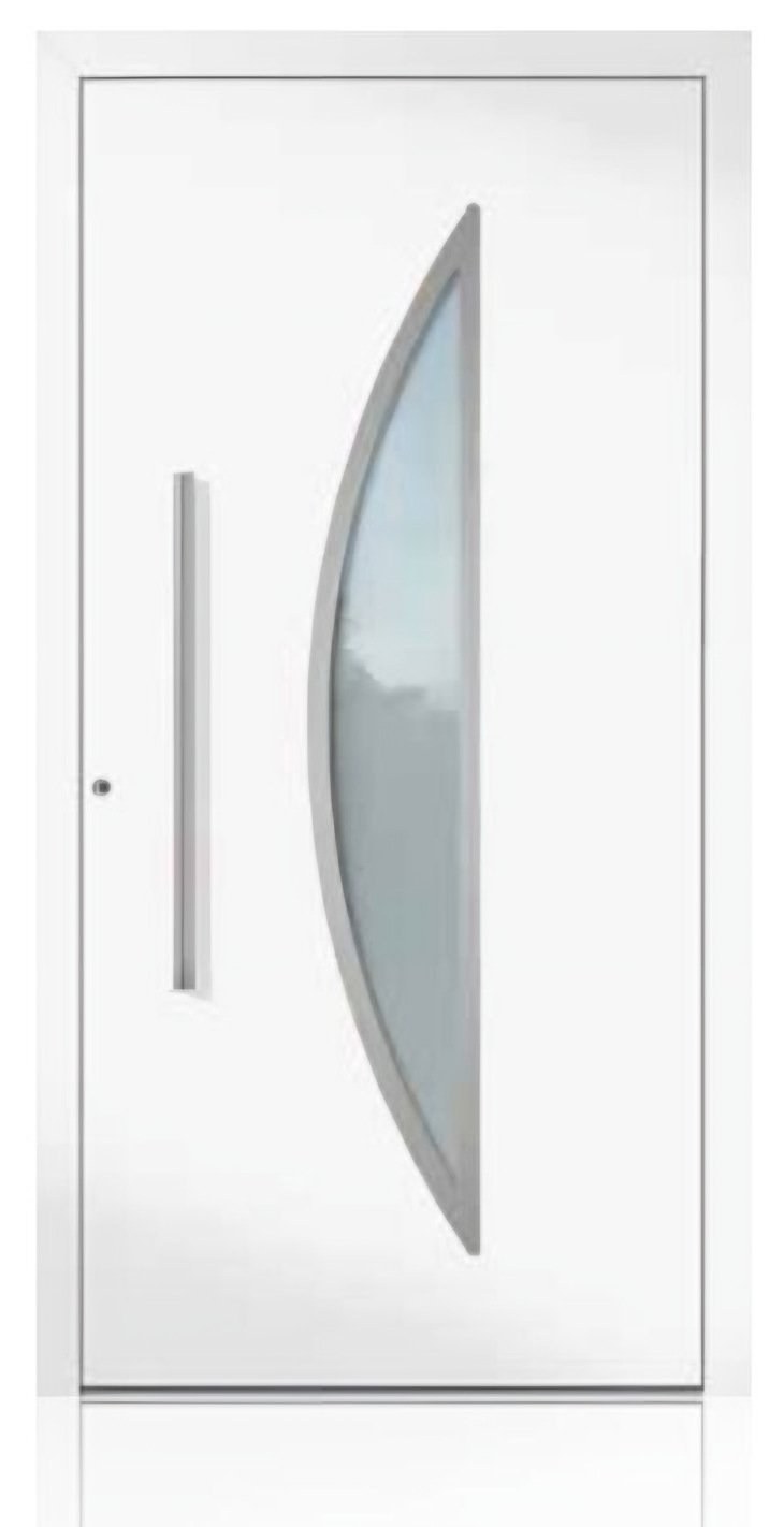 Usa de intrare din aluminiu Groke KAT 22009 alb — UE09HK43