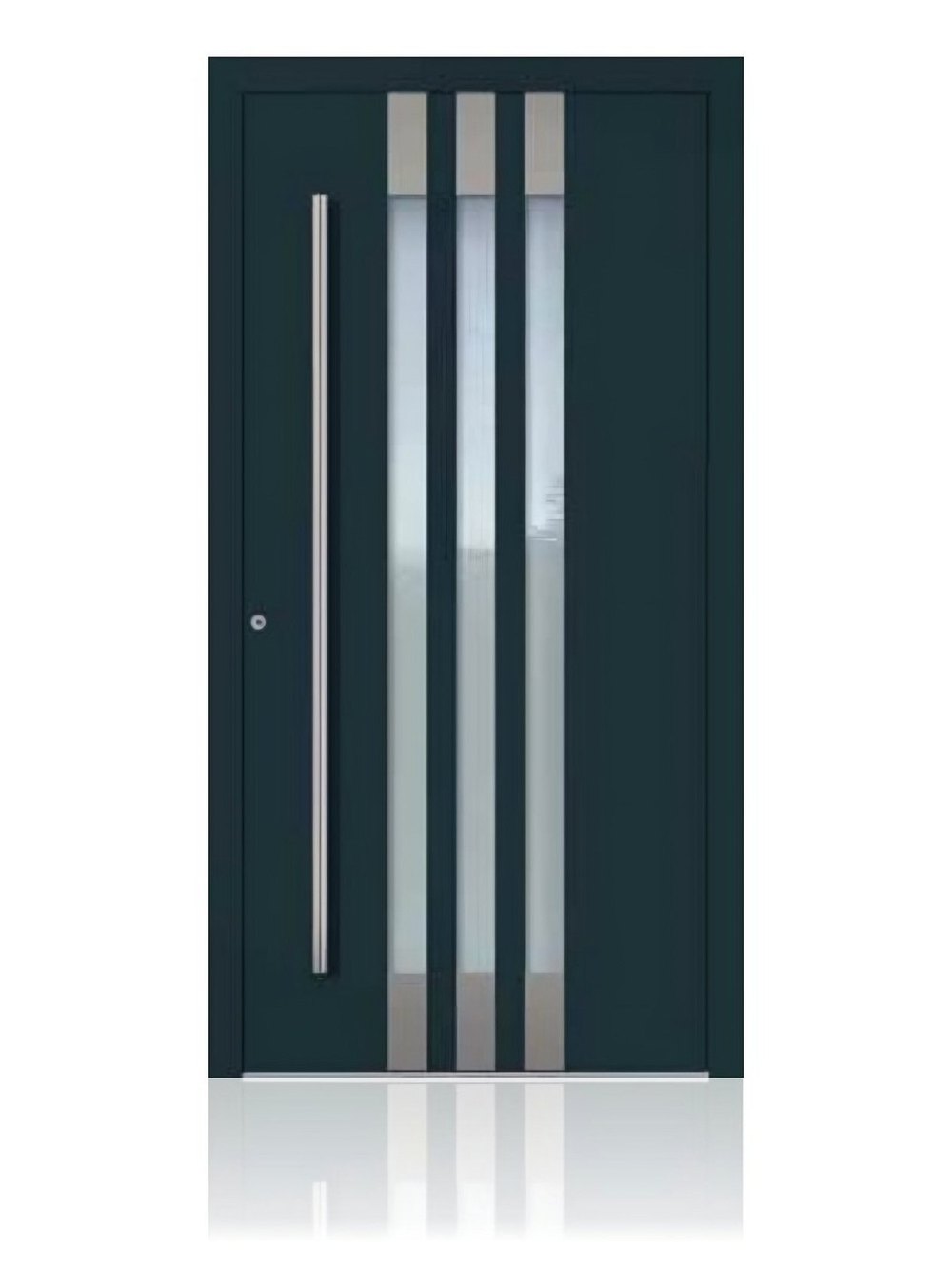 Usa de intrare din aluminiu Groke KAT 22417 antracit — UE09HK52