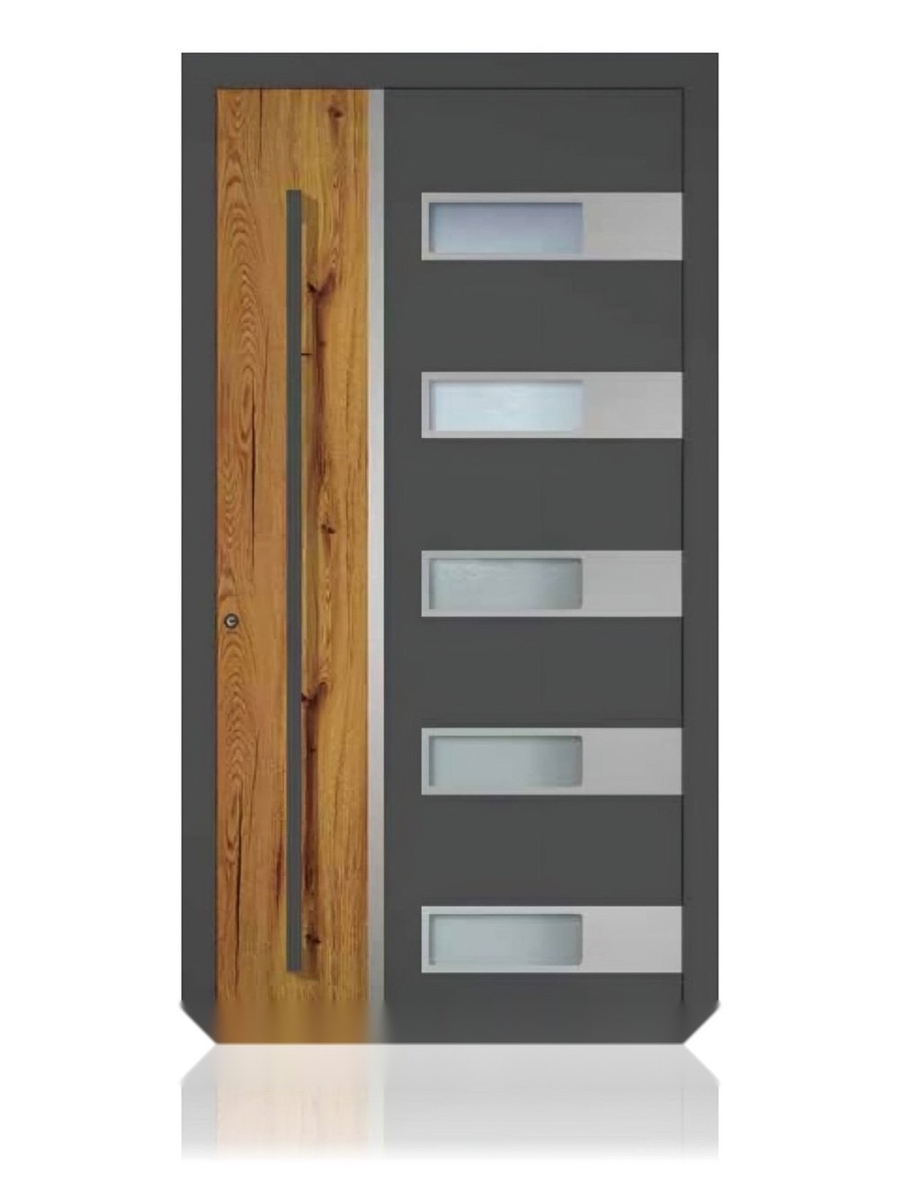 Usa de intrare din aluminiu Groke KAT 22331 DB 703 — UE09HK55