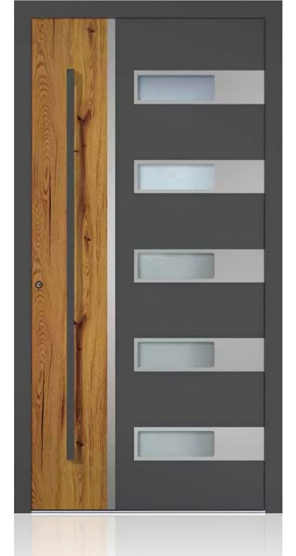 Usa de intrare din aluminiu Groke KAT 22331 DB 703 — UE09HK55