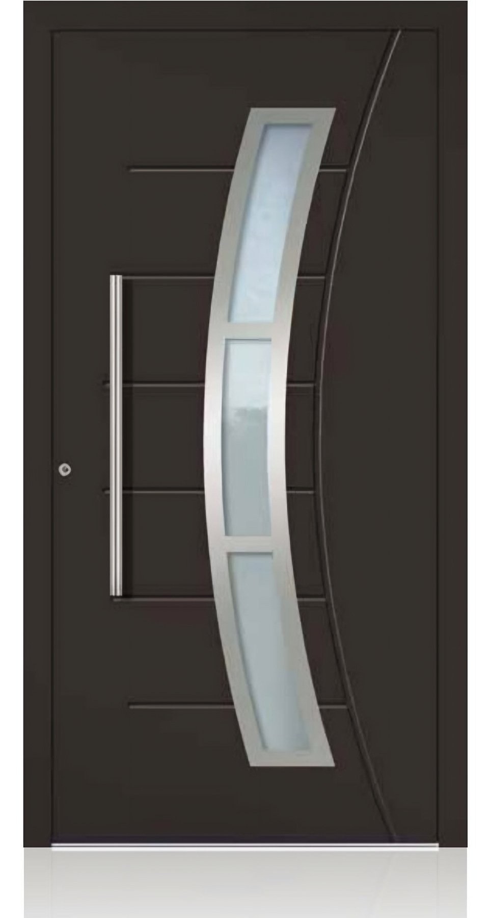 Usa de intrare din aluminiu Groke KAT 22630 maro — UE09HK56