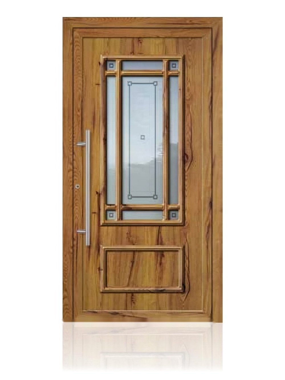 Usa de intrare clasica din aluminiu Groke KAT 22895 Stadelholz — UE09KHK02