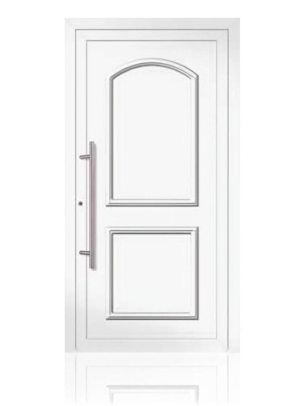 Usa de intrare clasica din aluminiu Groke KAT 22890 alb — UE09KHK03