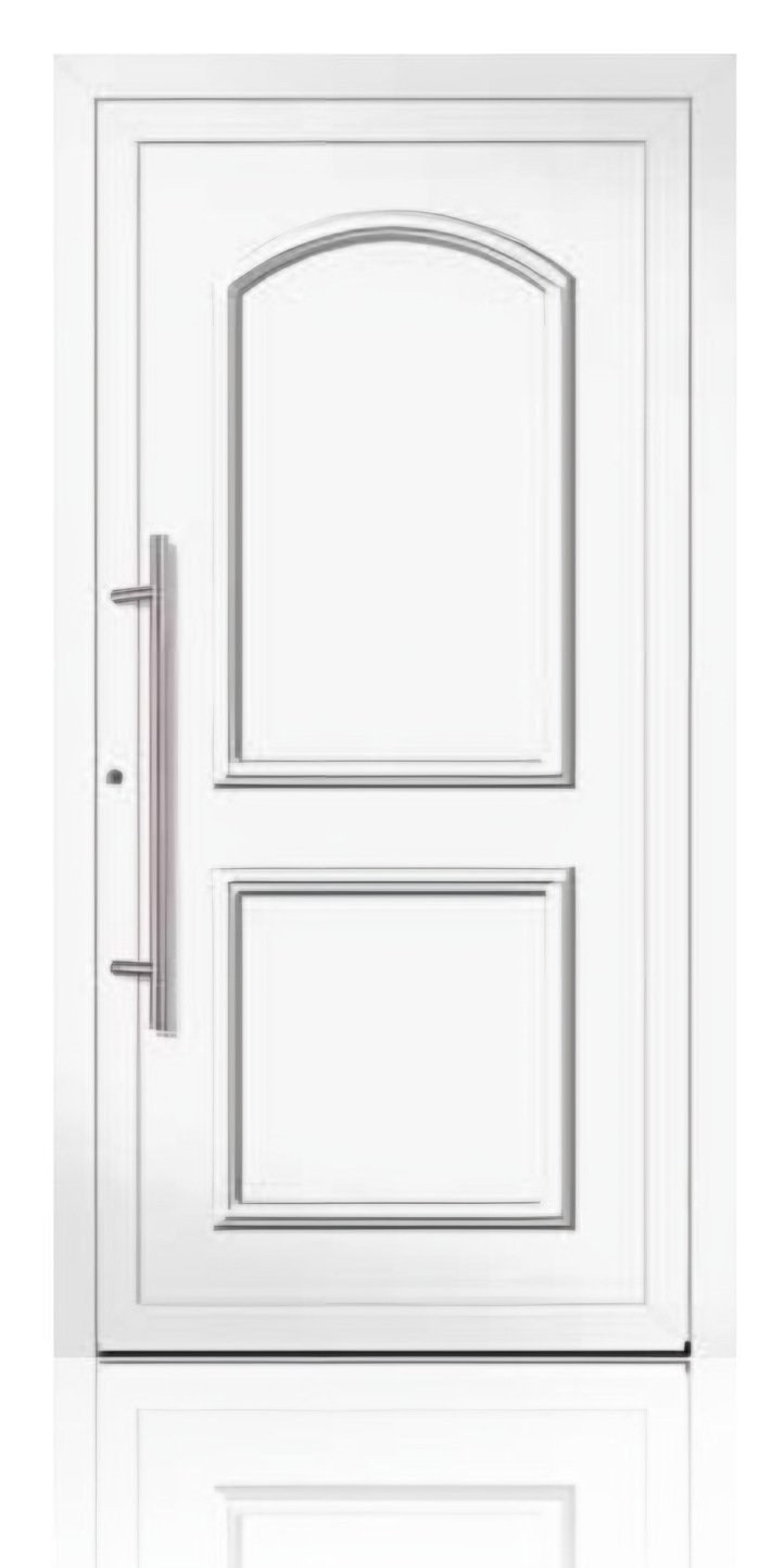 Usa de intrare clasica din aluminiu Groke KAT 22890 alb — UE09KHK03