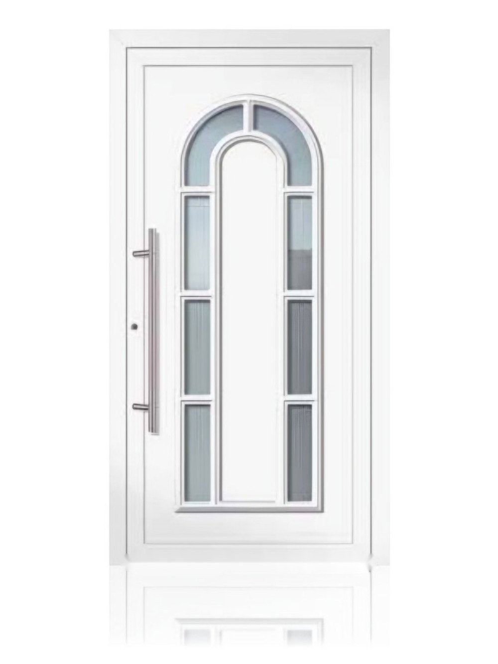 Usa de intrare clasica din aluminiu Groke KAT 22884 alb — UE09KHK14