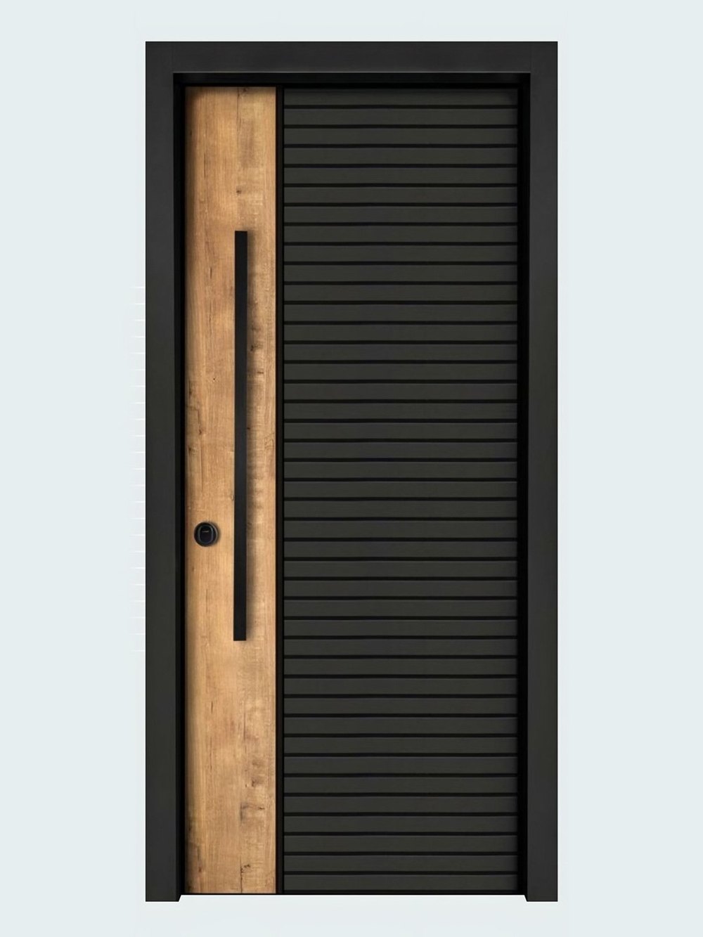 Usa de intrare antiefractie din otel Superlock 8032B lemn natural — UE09NC16