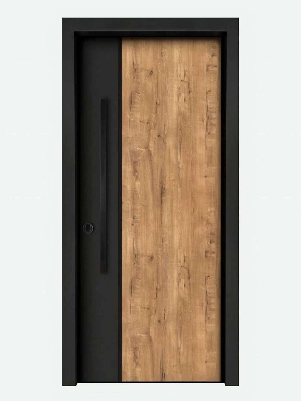 Usa de intrare antiefractie din otel Superlock 8041B lemn natural — UE09NC24