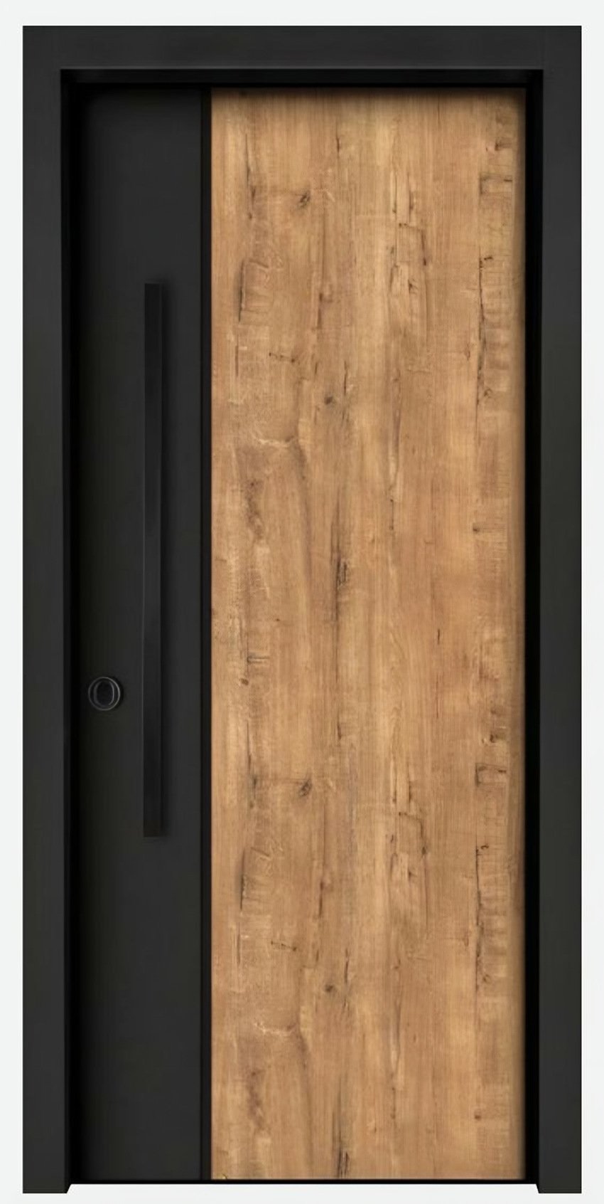 Usa de intrare antiefractie din otel Superlock 8041B lemn natural — UE09NC24