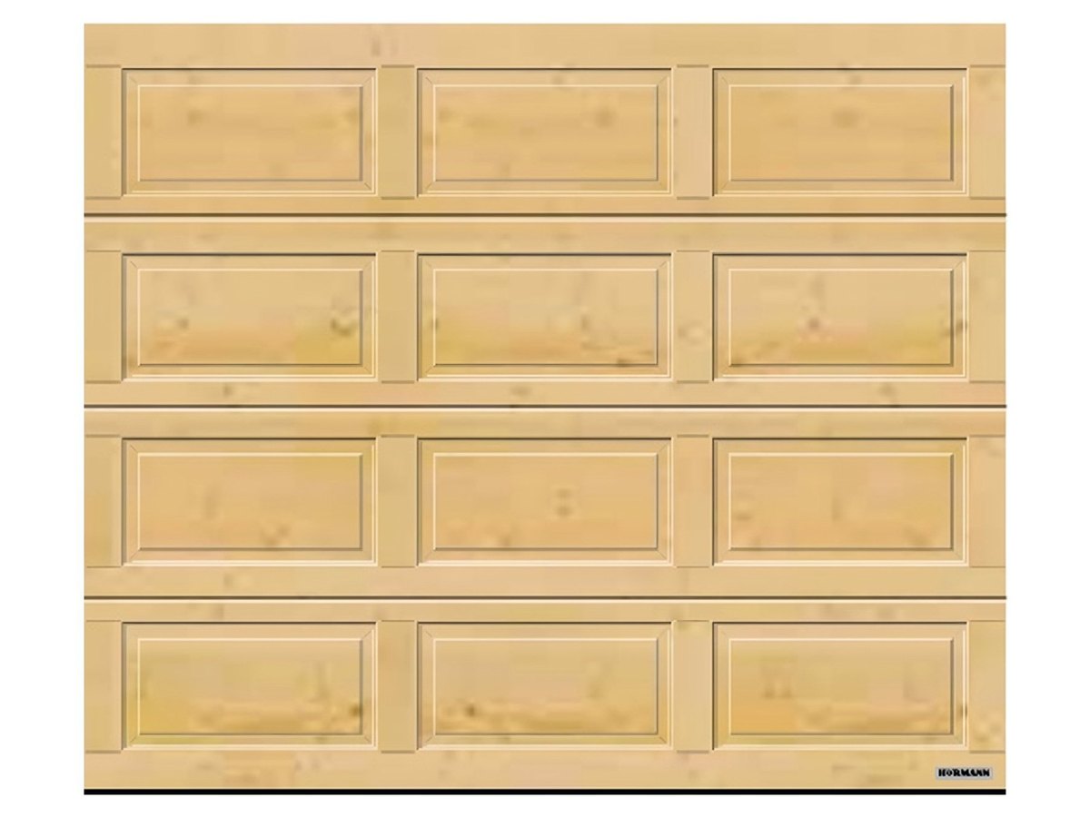Usa de garaj din lemn masiv Hormann LTH 42 casete — UGHSLM03