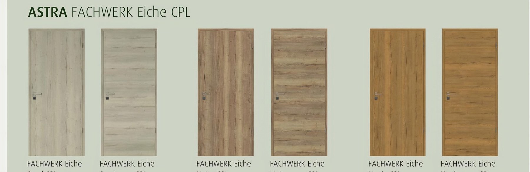 FACHWERK Eiche Sand, Natur, Honig — aufrecht și quer