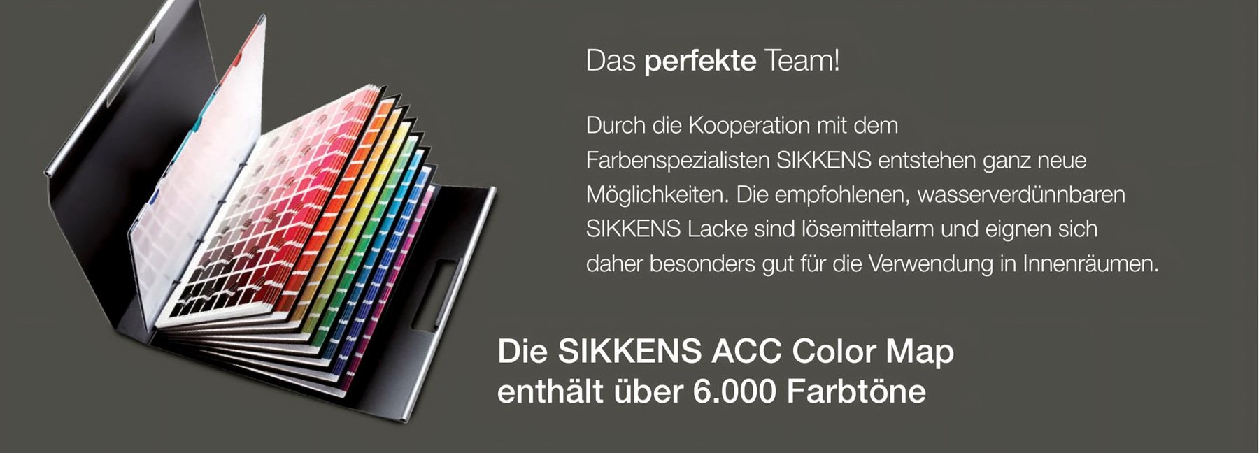 Die SIKKENS ACC Color Map enthält über 6.000 Farbtöne