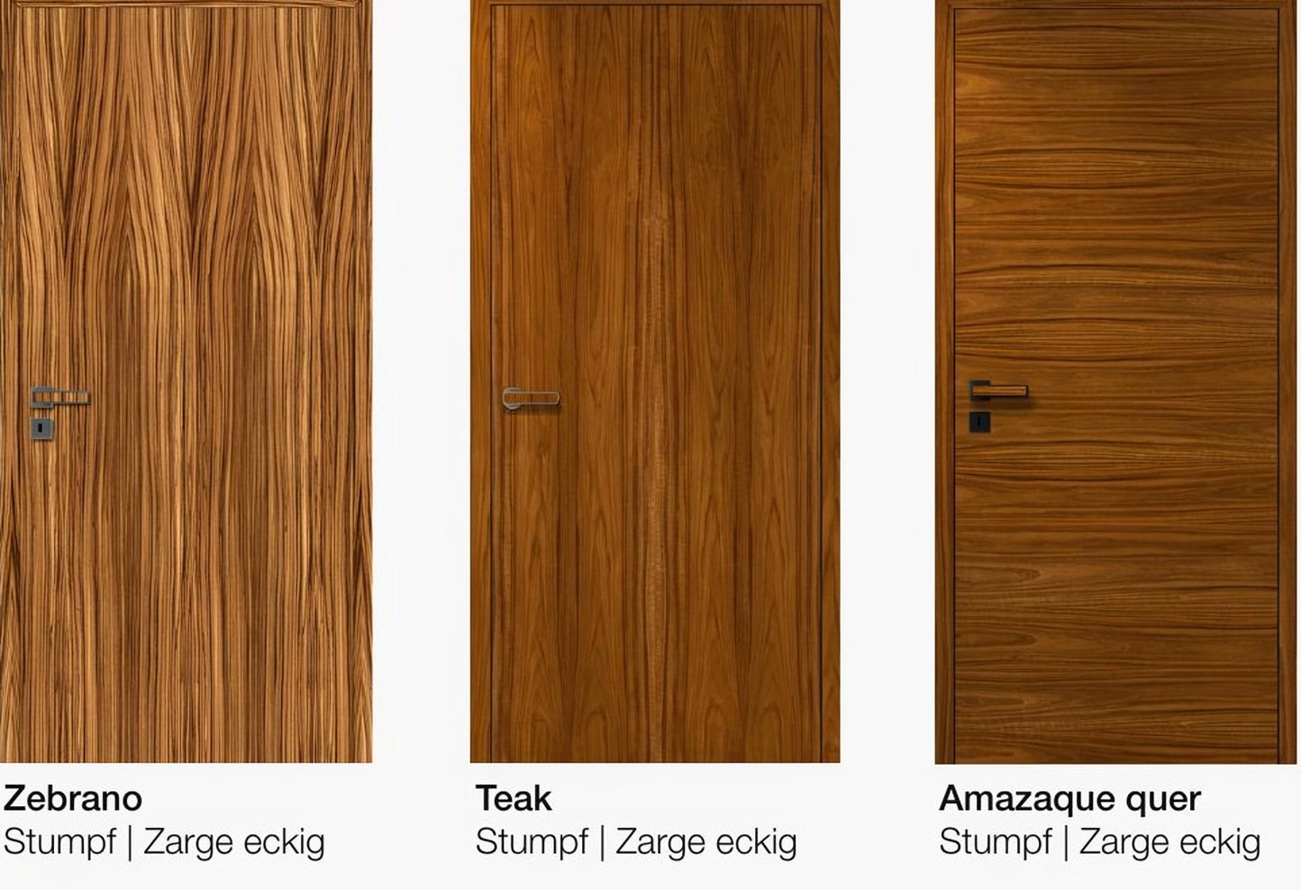 Zebrano, Teak, Amazaque quer — furniruri închise HGM