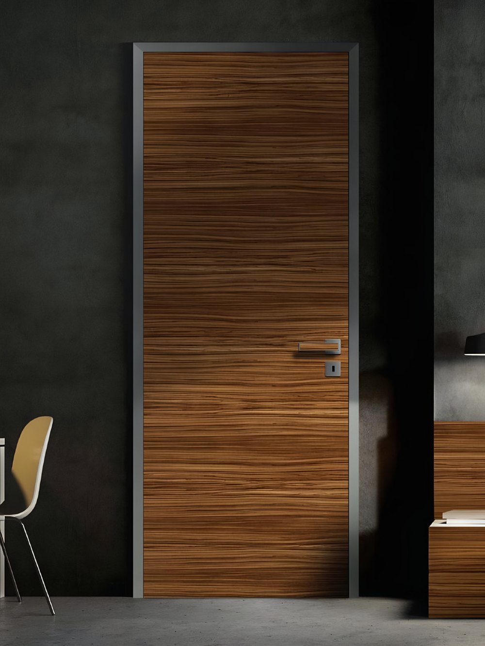 Usa HGM Glatt · Zebrano quer · alumin impulse — UIHGFN33