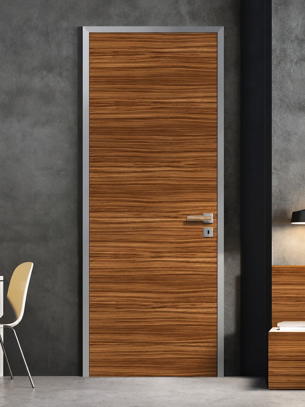 Usa HGM Glatt · Zebrano quer · alumin impulse — UIHGFN33