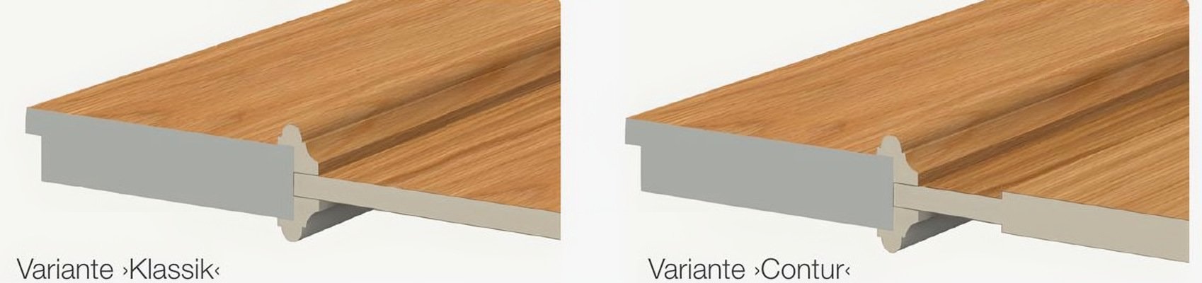 Baron: variantele de tăblie Klassik și Contur