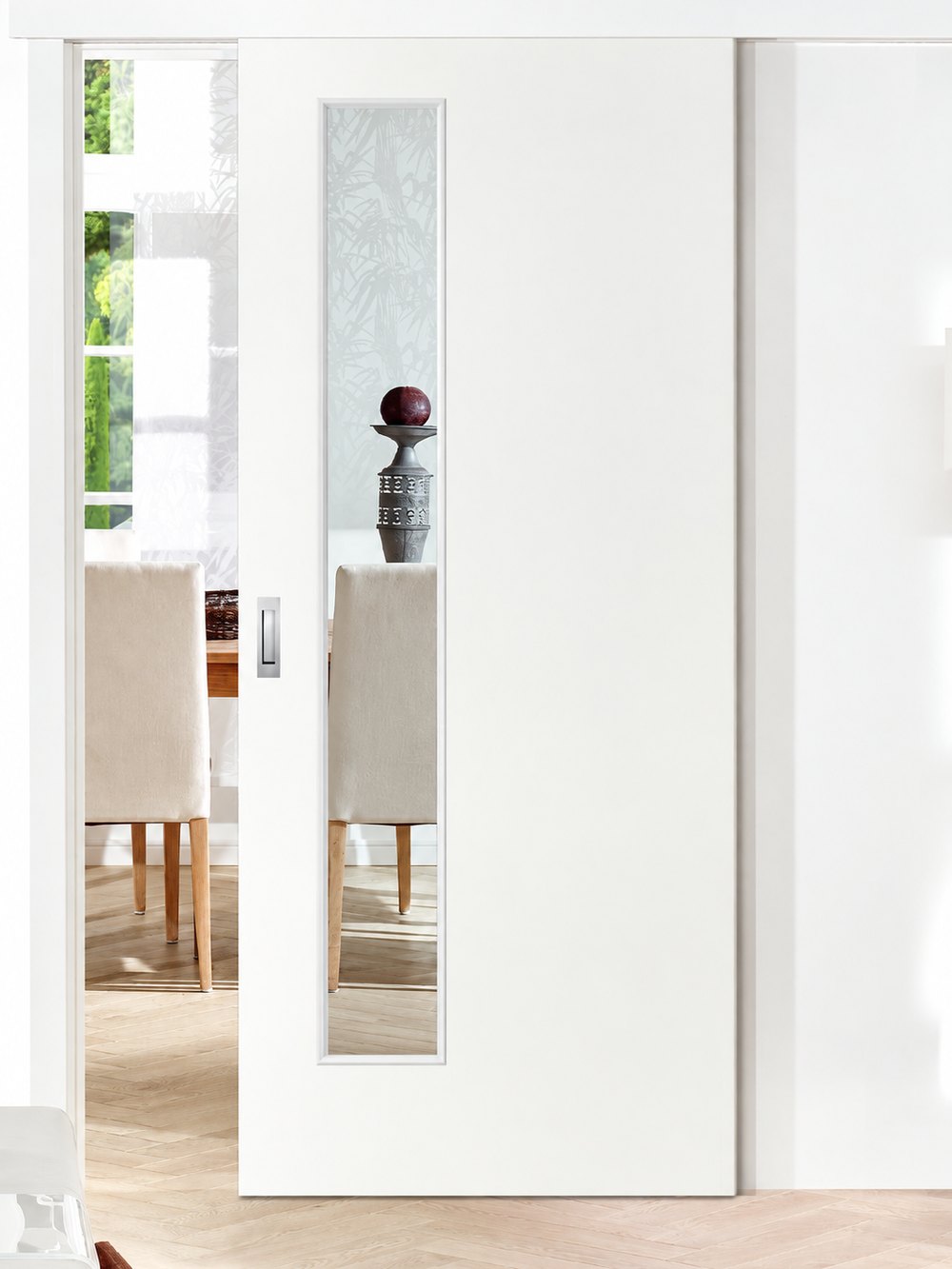 Glatt glisantă dublă · alb — Exclusive Doors