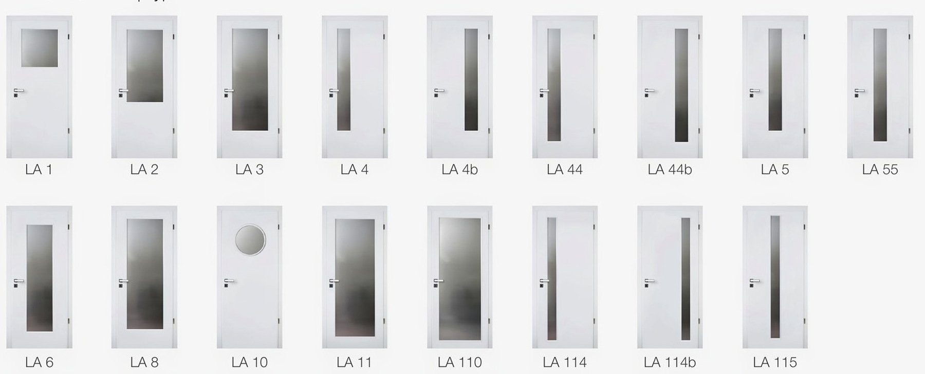 Tipurile de decupaj de lumina HGM: LA 1 – LA 115