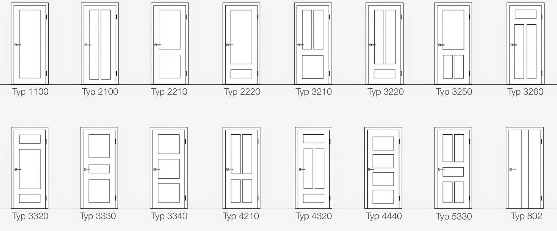 Classique Nouveau: Typ 1100, 2100, 2210, 2220, 3210, 3220, 3250, 3260, 3320, 3330, 3340, 4210, 4320, 4440, 5330, 802