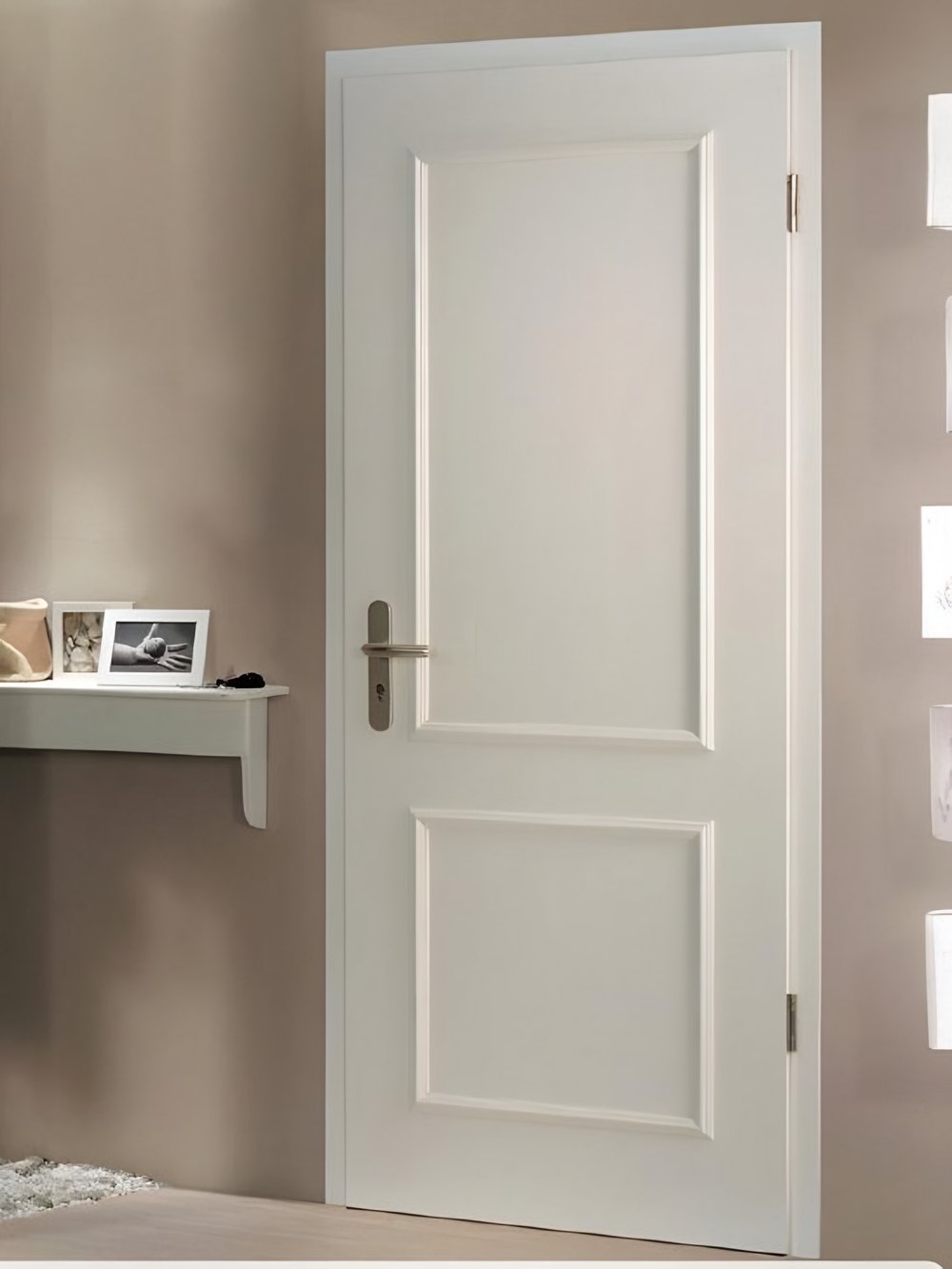 Kiel alb lăcuit — Exclusive Doors